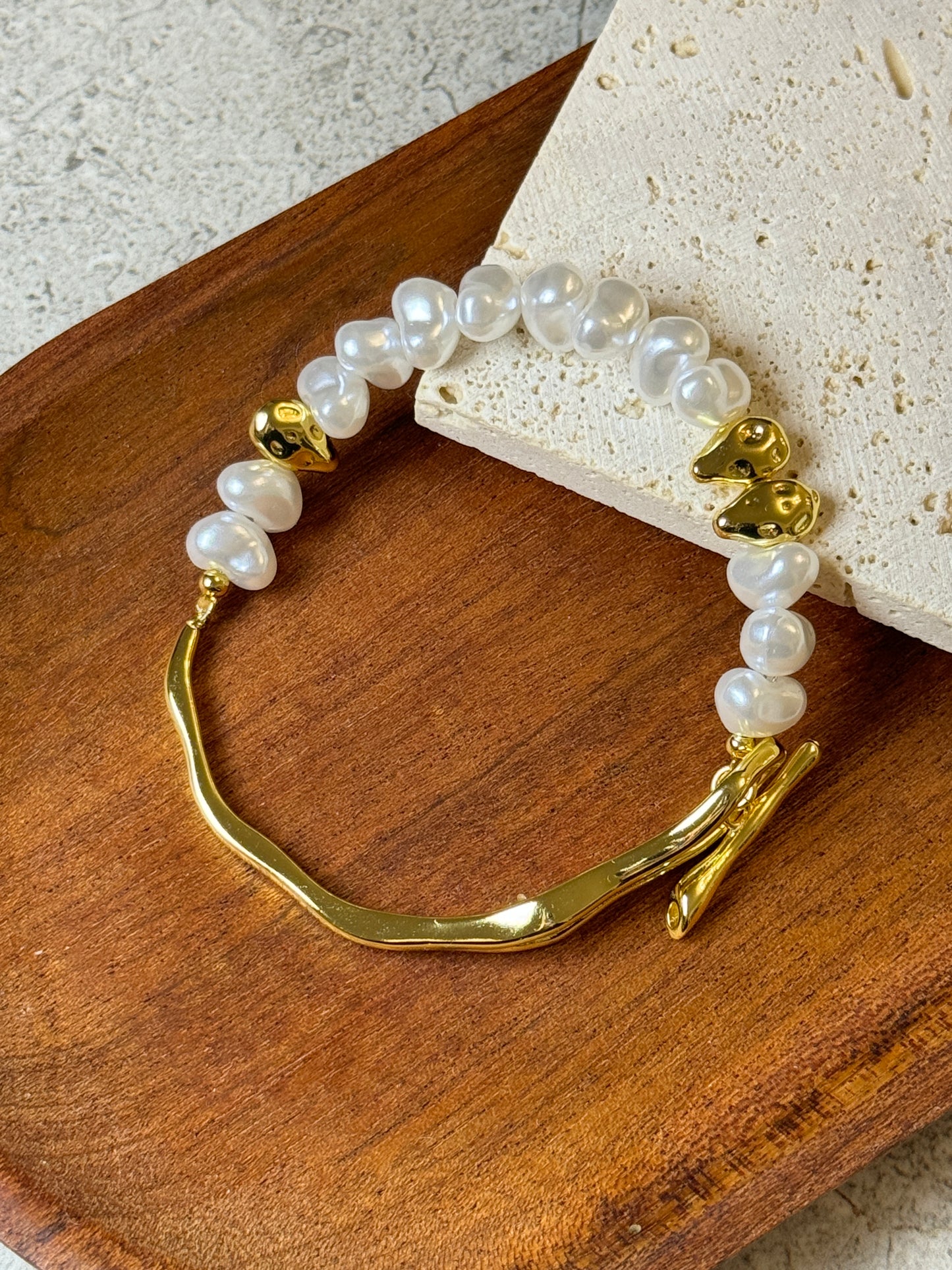 Luna Half Bangle