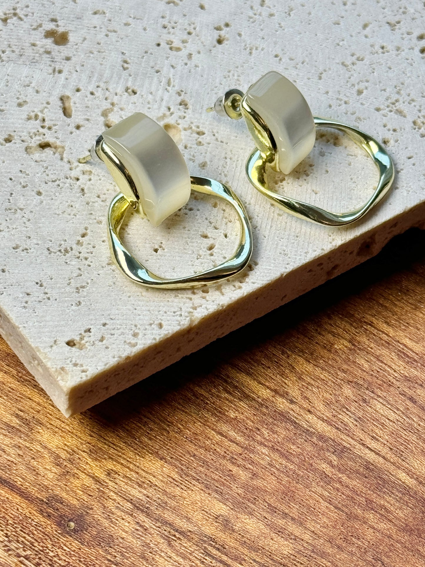 Dana Gold Statement Earrings