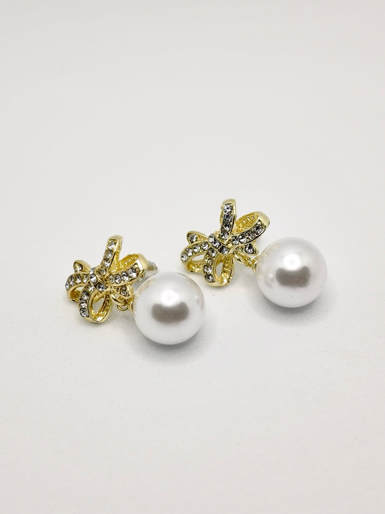 Butterfly Stud Gold Earrings