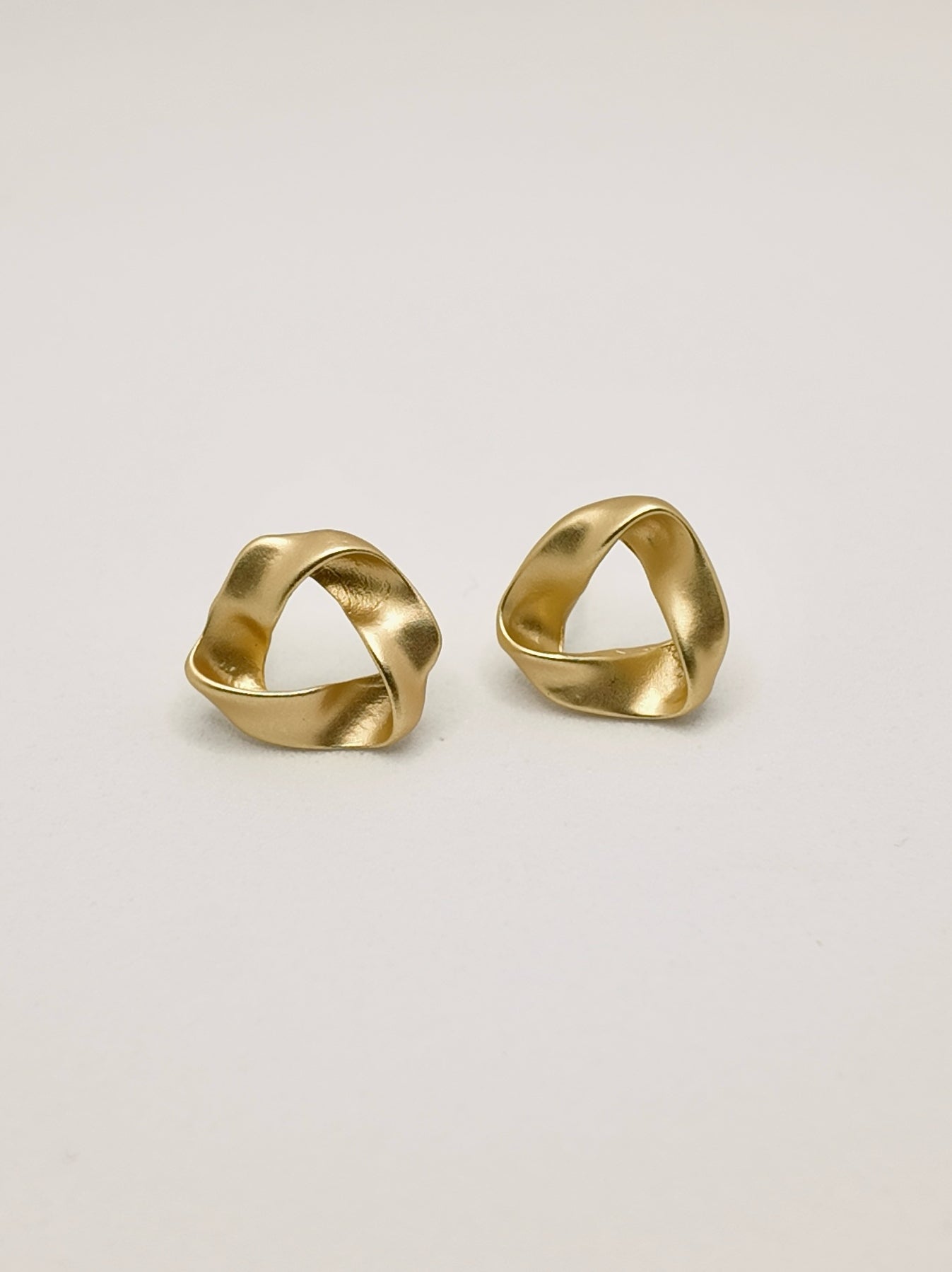 Nina Golden Triangle Earrings