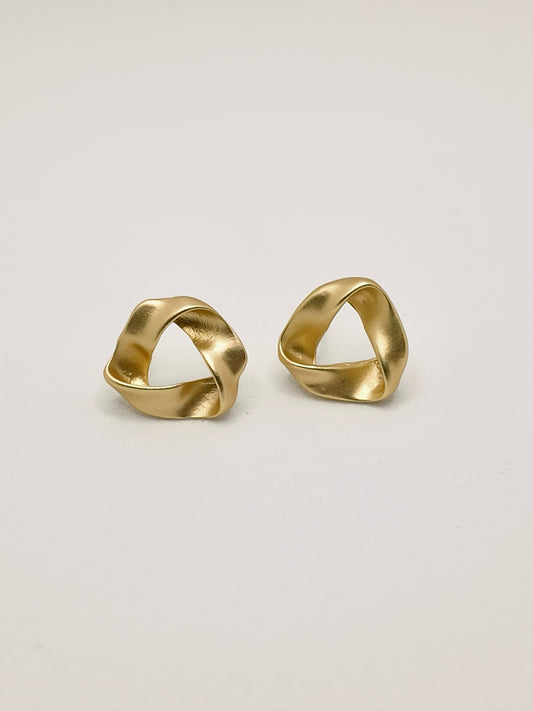 Nina Golden Triangle Earrings