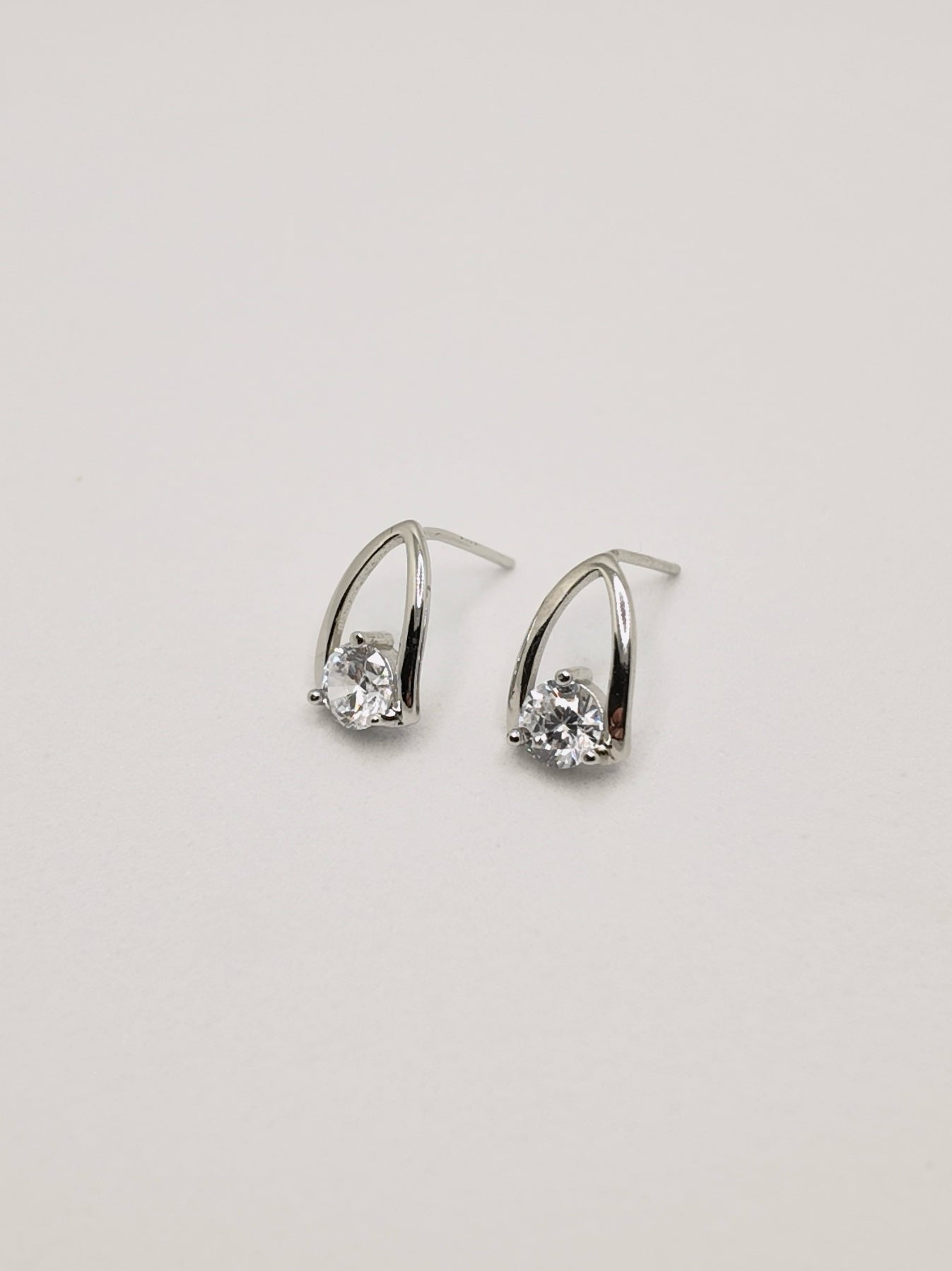 Silver Joan Studs