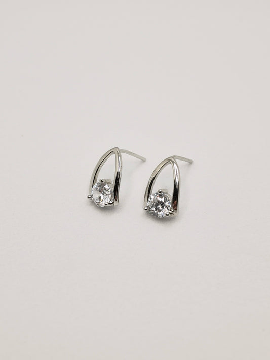 Silver Joan Studs